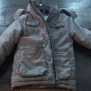 Calvin Klein Kids Puffer Jacket in Gray